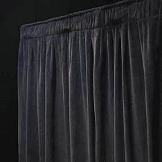 Black Velour Pipe & Drape