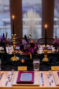 Black Lace Wedding Linens