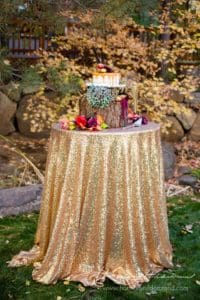 Sequin Wedding Decor Seattle