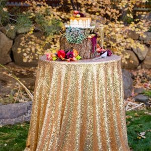 Sequin Wedding Decor Seattle