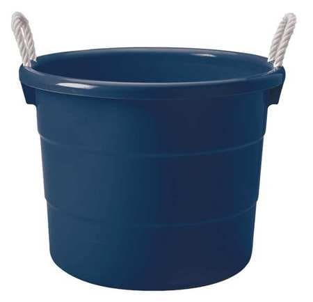 Plastic Beverage Tub Round W/ Handles 20 Gal Blue - Grand Event Rentals