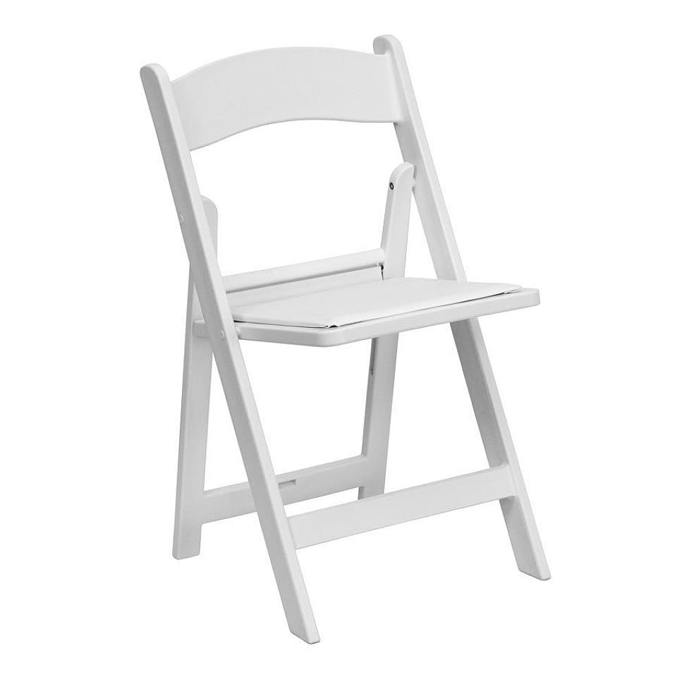 White sales samsonite chairs