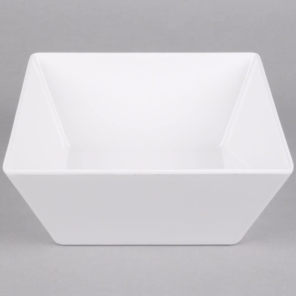 white square salad bowls