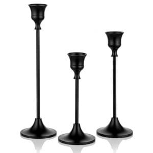 rent black candlestick holders