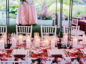 table decor for wedding