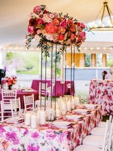 floral wedding decor