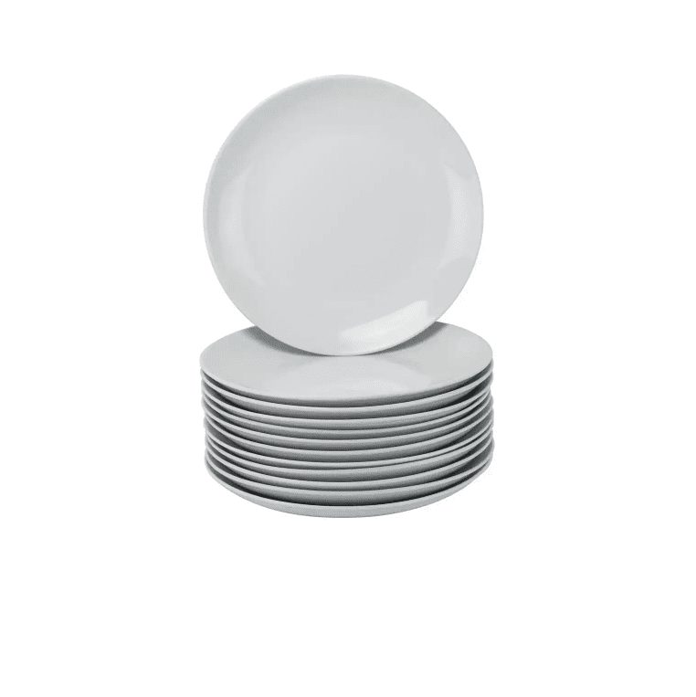 white-coupe-dinner-plate-tableware-rentals-for-seattle-events