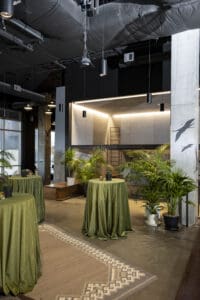 Velvet Green Table Linens