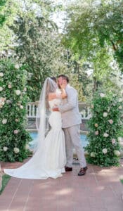 Bride & Groom Ceremony Photo