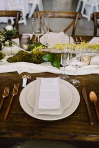 Tablescape Snohomish Weddings