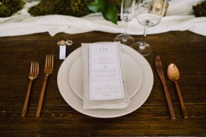 Rustic & elegant placesettings