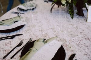 Black wedding rentals