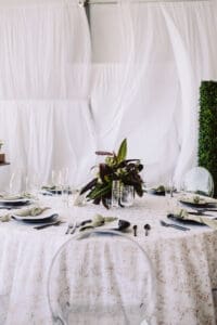 table decor for Seattle weddings
