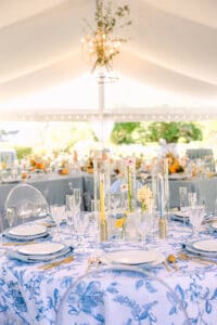 table decor for wedding