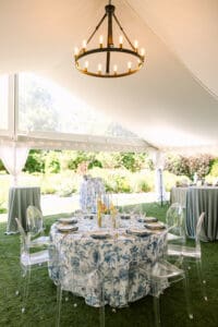 tent decor for outdoor wedding