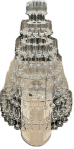 Champagne tower rental