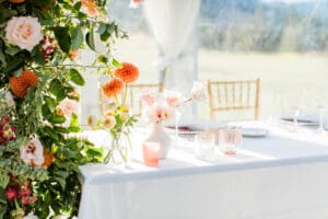 White Linens Table