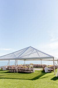 Clear Top Tent Wedding